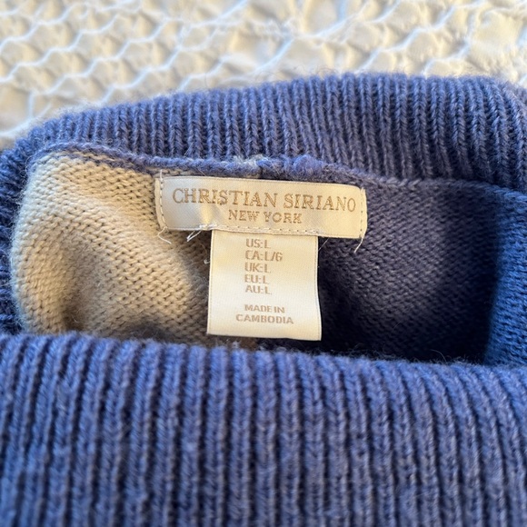 SIRIANO! Cowl neck, tunic length, half sleeves, colour block style! - Picture 4 of 5